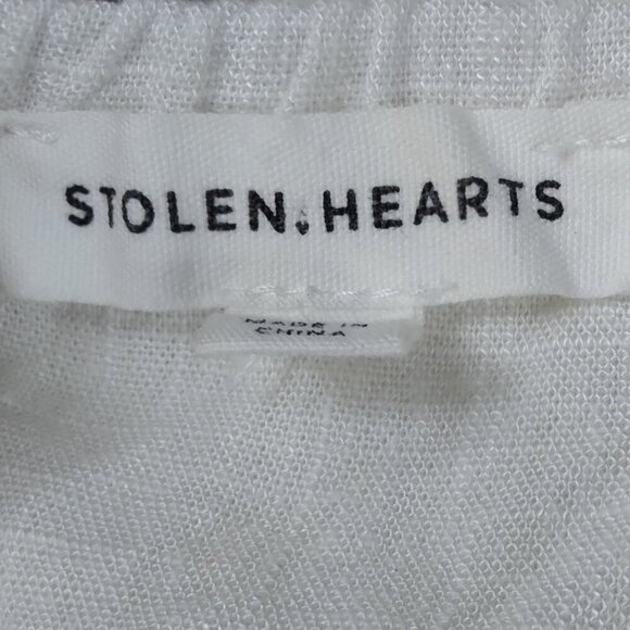 White Ruffled Crop Top - Picture 7 of 8